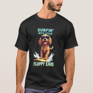 T-shirt Chien de surf Cool Cocker Spaniel