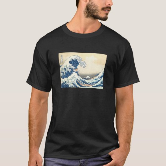 T-shirt Chien de surf de Corgi (Devant)