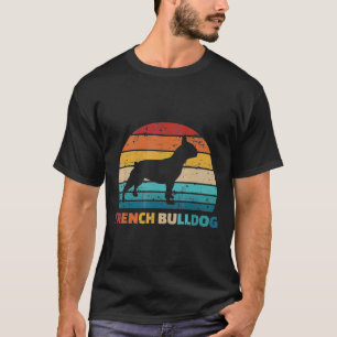 T-shirt Chien de taureau français Vintage
