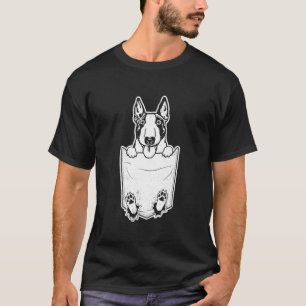 T-shirt Chien de taureaux DOG déchiré dans l'art de poche