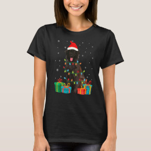 T-shirt Chien de Terre-Neuve — Arbre de Noël