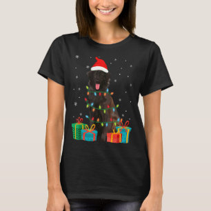 T-shirt Chien de Terre-Neuve — Arbre de Noël