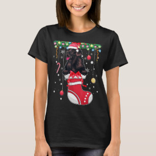 T-shirt Chien de Terre-Neuve mignon de Noël en stock