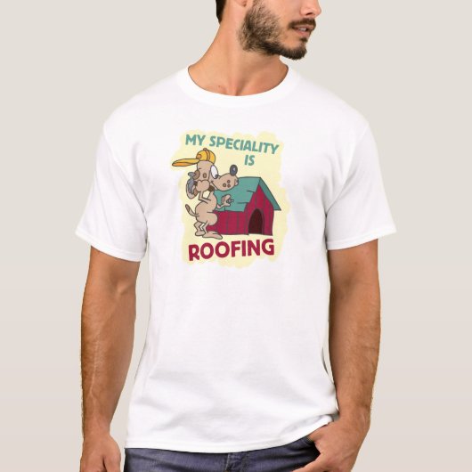 T-shirt Chien de toiture (Devant)