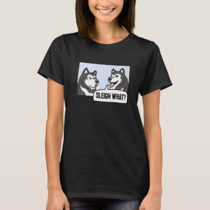 T-shirt Chien de Traîneau Husky Traîneau Quoi Mushing