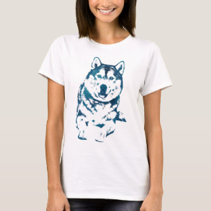 T-shirt Chien de traîneau sibérien