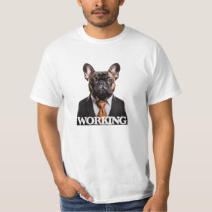T-shirt Chien de travail bouledogue français frenchie patr