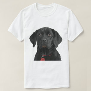 T-shirt Chien de vacances Noël Black Lab