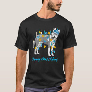 T-shirt Chien de Vienne Menorah Festive Mazel Tov Hanukkah