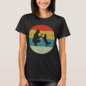 T-shirt chien de vinification rétro (Devant)