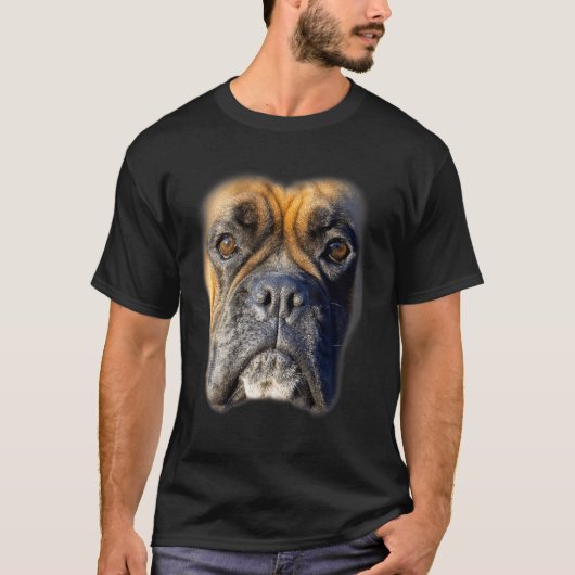 T-shirt Chien de visage de la boîte animale (Devant)
