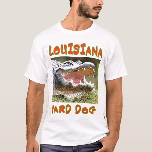 T-SHIRT CHIEN DE YARD DE LOUSIANA (Devant)