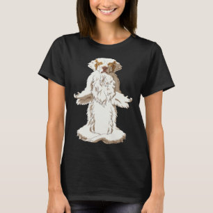 T-shirt Chien de yoga Clumber Spaniel