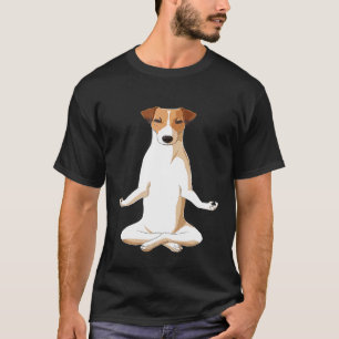 T-shirt Chien de yoga drôle Jack Russell Terrier