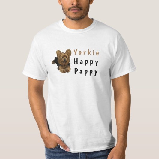 T-shirt Chien de Yorkshire Terrier Homme (Devant)