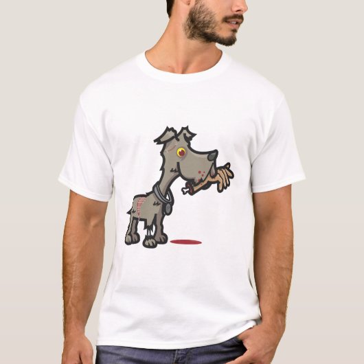 T-shirt Chien de zombi (Devant)