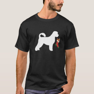 T-shirt Chien d'eau portugais Noël Stocker Stuffer Do