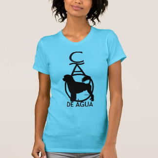 T-shirt Chien d'eau portugais tenant Cao de Agua