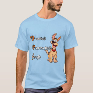 T-shirt CHIEN : Dédié Goofy surexcité.