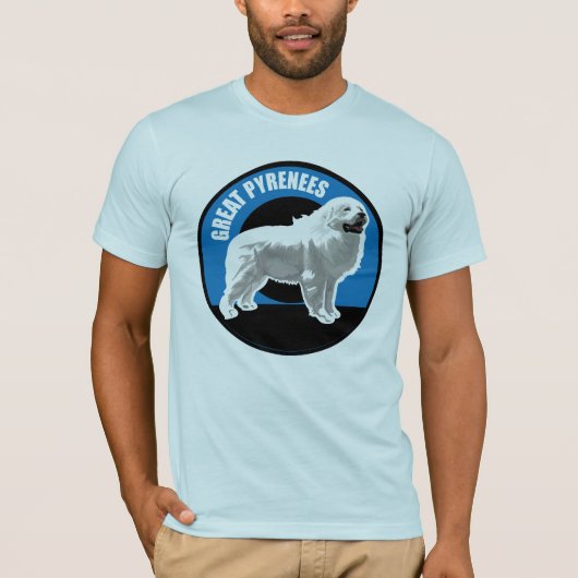 T-shirt Chien des Pyrénées (Devant)