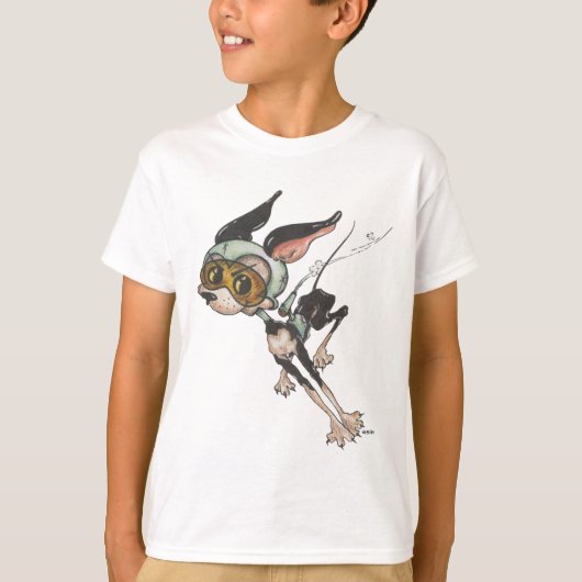 T-SHIRT CHIEN D'ESPACE DE ROCHET (Devant)
