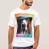 T-shirt Chien détective (Devant)