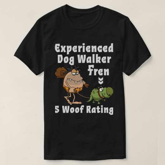 T-shirt Chien d'expérience Walker Dude (Design devant)