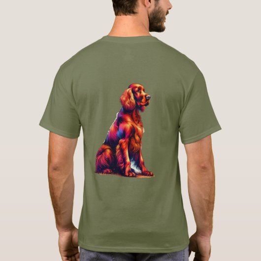 T-shirt Chien d'Irlande (Dos)