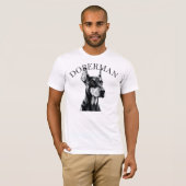 T-shirt Chien Doberman (Devant entier)