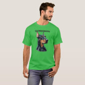 T-shirt Chien Doberman (Devant entier)