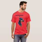 T-shirt Chien Doberman (Devant entier)