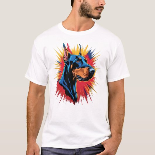 T-shirt Chien Doberman (Devant)