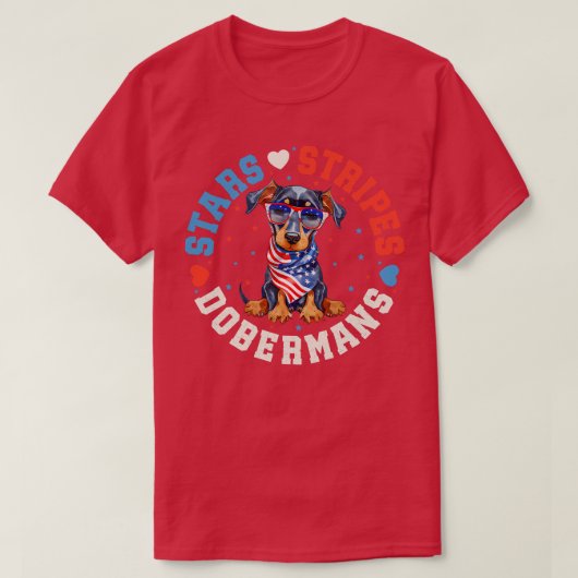 T-shirt Chien Doberman (Design devant)
