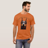 T-shirt Chien Doberman (Devant entier)