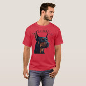 T-shirt Chien Doberman (Devant entier)