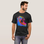 T-shirt Chien Doberman Pinscher Surf (Devant entier)