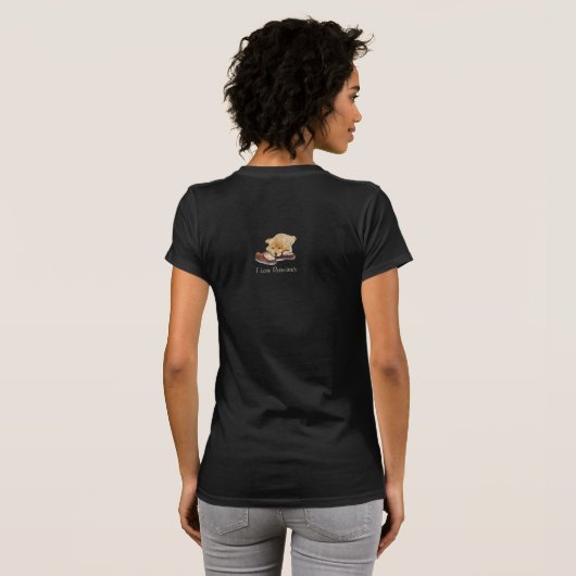 T-shirt chien d'or de chiot (Dos entier)