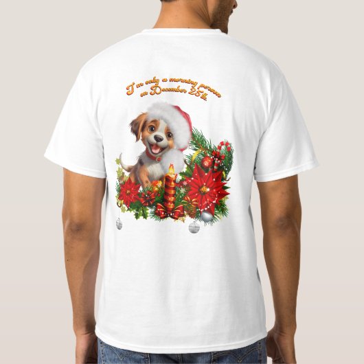 T-shirt Chien drôle (Dos)