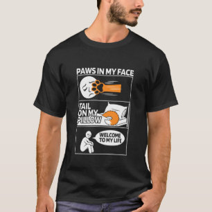 T-shirt Chien Drôle Amateur de Chat Humour Propriétaire d'