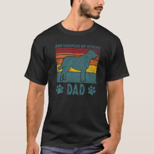 T-shirt Chien drôle Irlandais Chesapeake Bay Retriever Pap