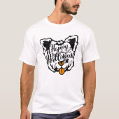 T-shirt Chien du Yorkshire d'Halloween (Devant)