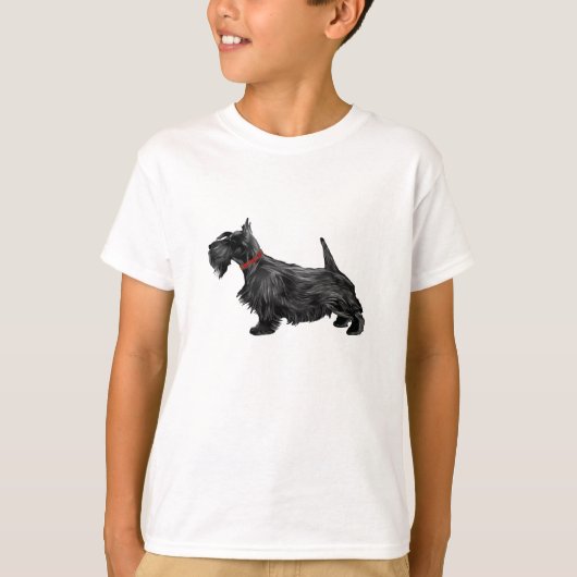 T-shirt Chien écossais de Terrier (Devant)