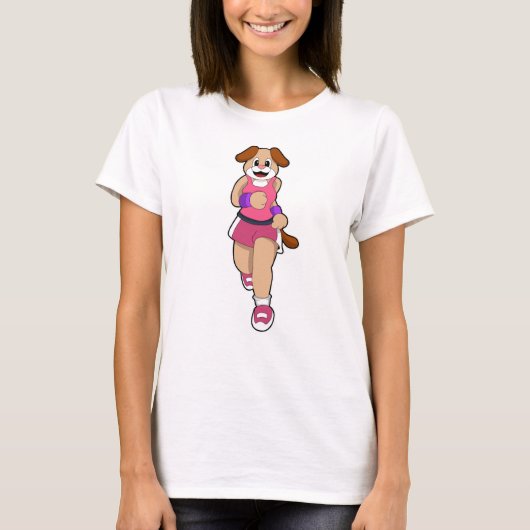 T-shirt Chien en course (Devant)