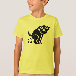 T-shirt Chien en en colère