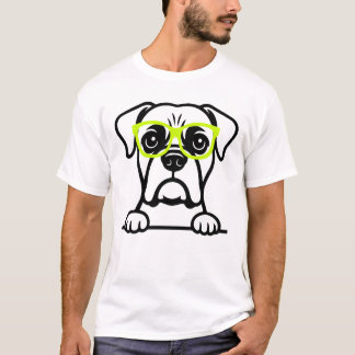 T-shirt Chien en Lunettes