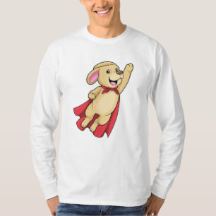 T-shirt Chien en super-héros avec Cap