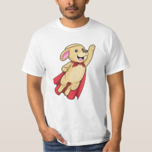 T-shirt Chien en super-héros avec Cap