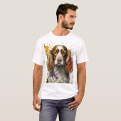 T-shirt Chien espagnol (Devant entier)