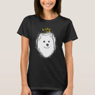 T-shirt Chien esquimau américain avec couronne