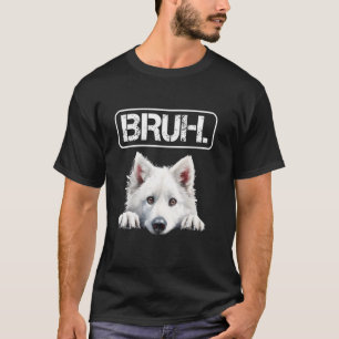 T-shirt Chien Esquimau Bruh Amoureux Drôle de Chien